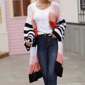 Striped Cardigan
